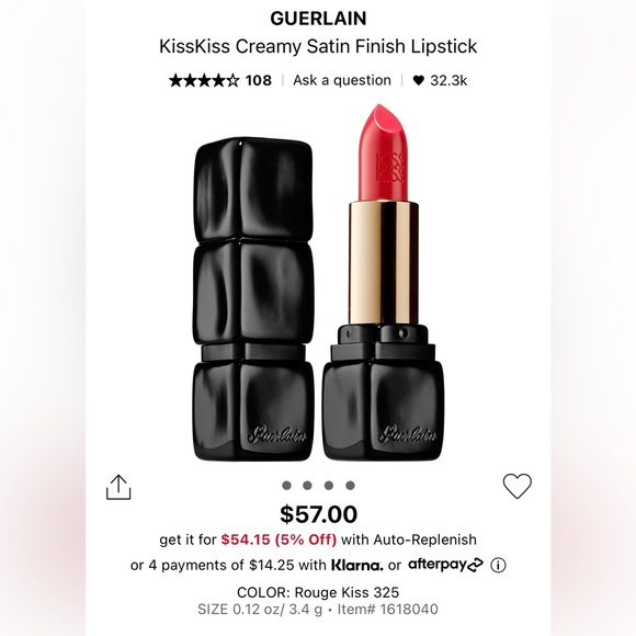 Guerlain Kiss Kiss Lipstick - Picture 5 of 5